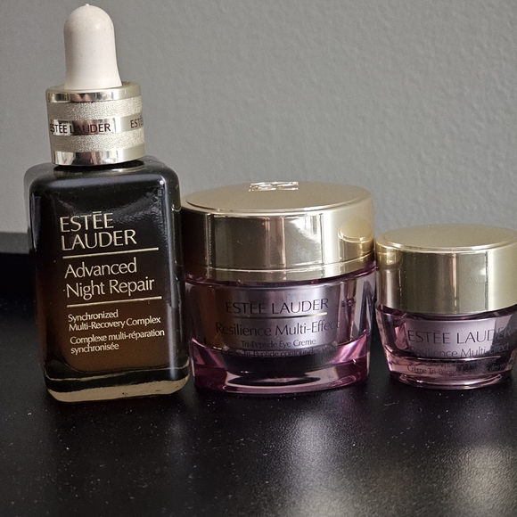Estee Lauder Advanced Night Repair 1 oz & Resilience Multi Effect Moisturizer + - Picture 2 of 4